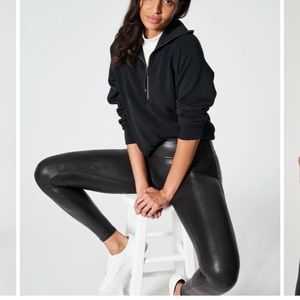 SPANX Faux Leather Leggings